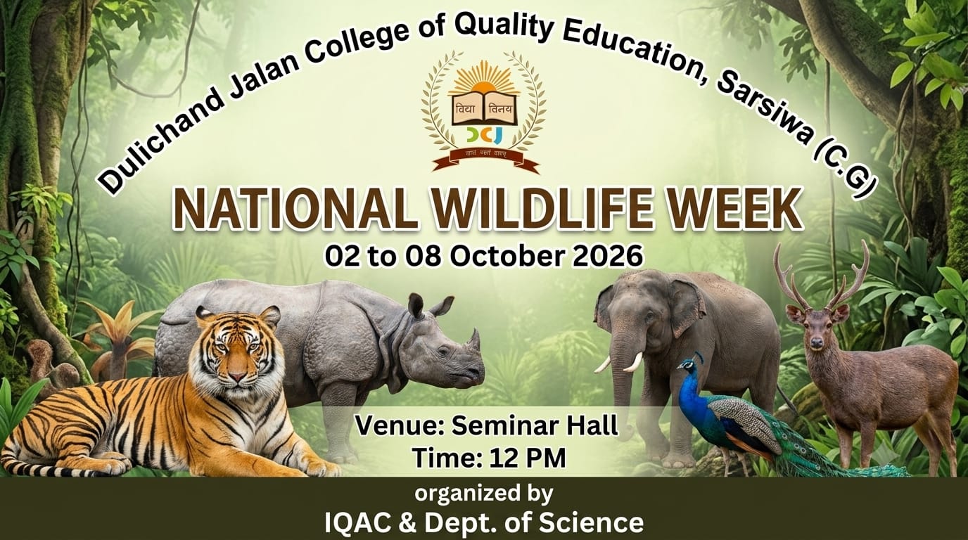 National Wildlife Week 8 October 2026 